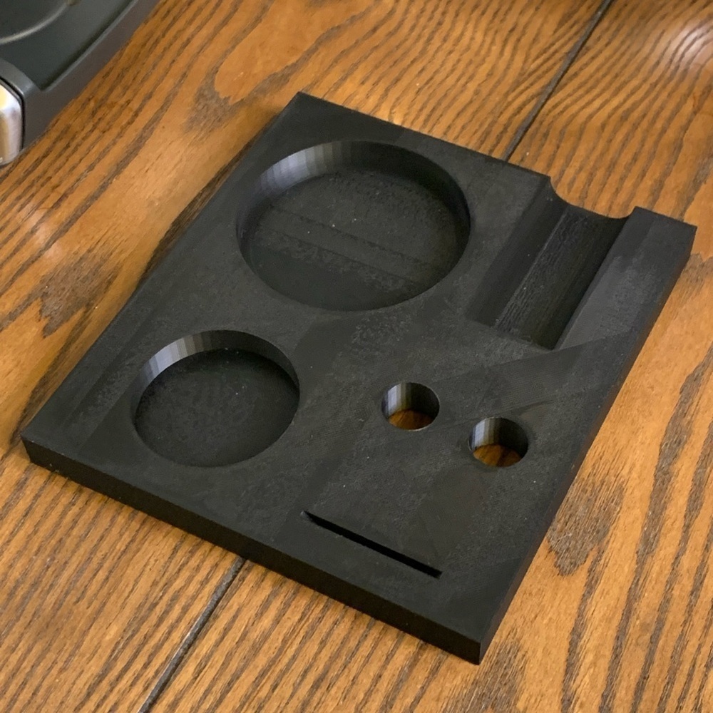 3D Printed Espresso Black Organizer Tray